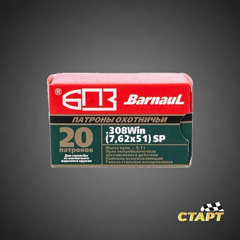 Патрон 7,62х51 SP 9,1 гр, лак БПЗ