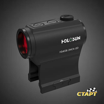 Коллиматор Holosun Micro точка 2МОА, 12 подсв.,+кронштейн,внеш.бат.