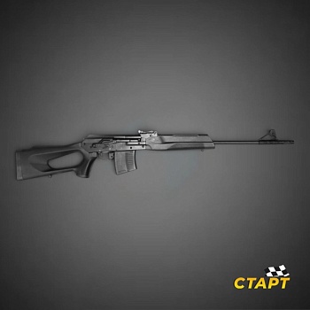 Карабин нарезной ВПО-123-02, кал 7,62*54 мм, б/о, L-590 мм, пластик 