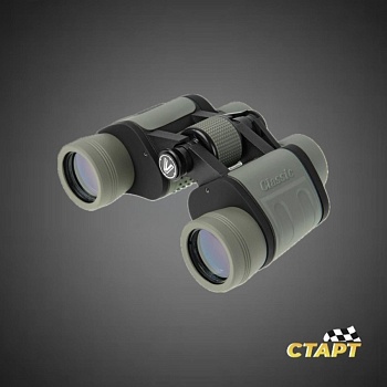 Бинокль Veber Classic 7х35 VRWA широкоугольный,серый