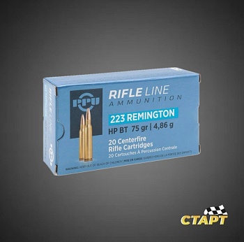 Патрон 223 Rem PPU Match HPBT 4,86 гр  