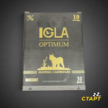 Патрон 12/70/32 картечь 5,9 мм "Igla-Оптимум"
